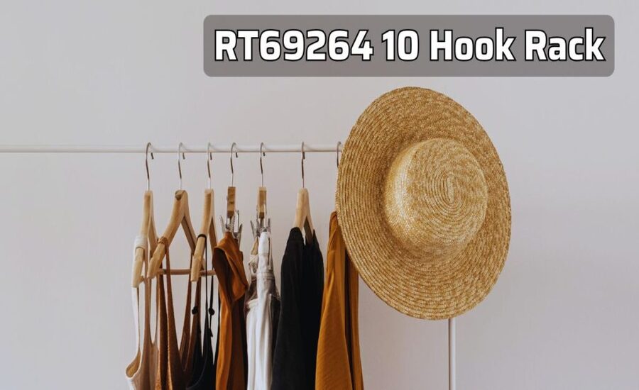 RT69264 10 Hook Rack